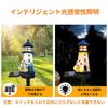 YZYOE Solar Blue and White Lighthouse Atmosphere Garden Decorative Resin Cute House Landscaping Wireless Dusk to Dawn LED Light with Light, Light,