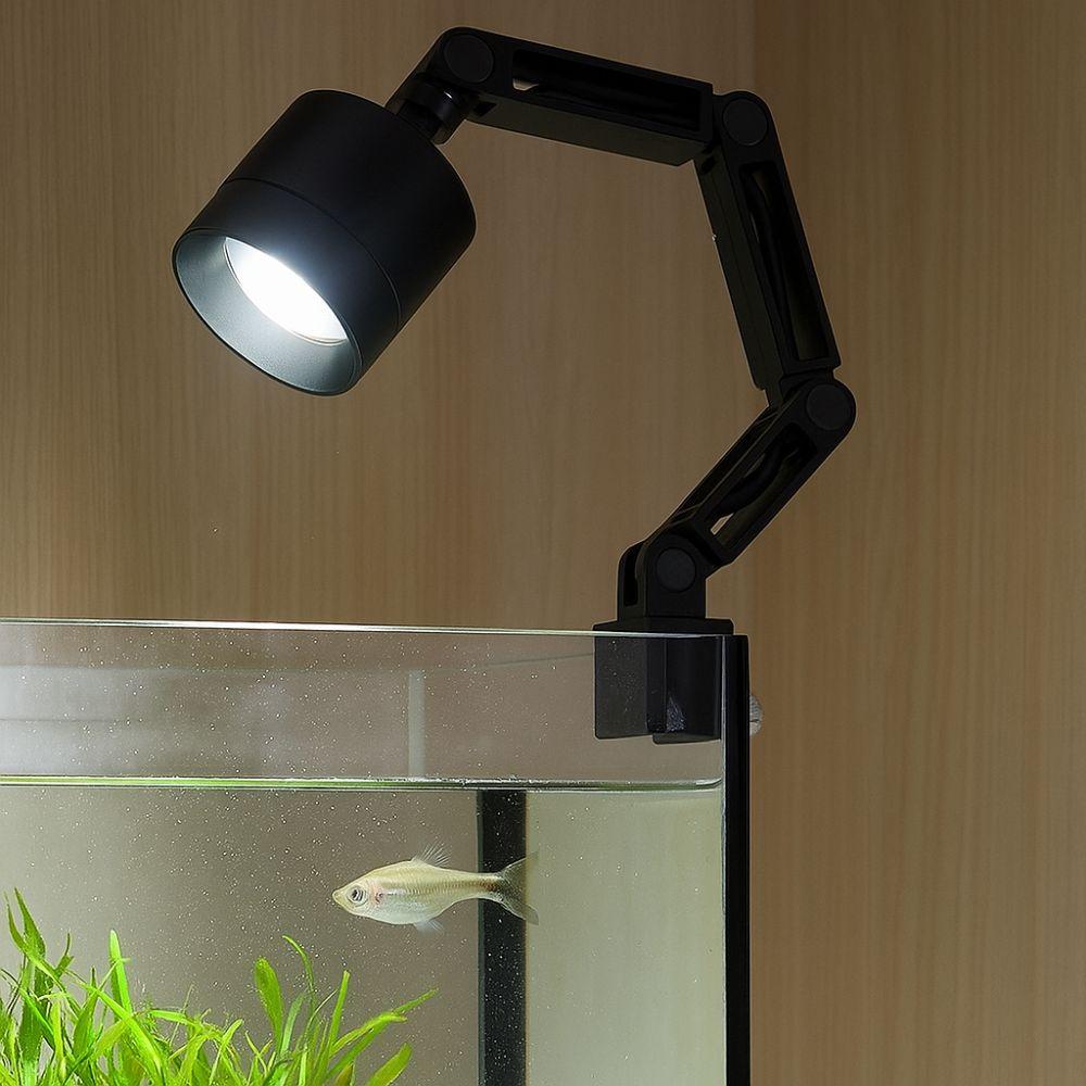 3 Color Modes Aquarium LED Light Adjustable Zoom Aquarium Plant Light  Desktop Fish Tank