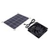 Solar Powered Exhaust Fan Kit 7W Solar Panel Fan Ventilator for Pet House Chicken Coop Greenhouse Shed