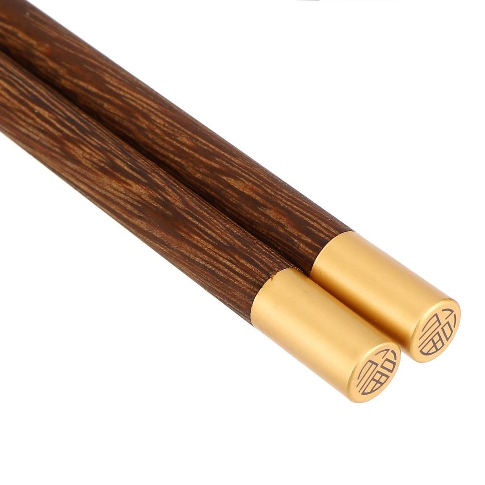 5Pair Wood Food Chopsticks Polished Edge Tableware Chopsticks Chopsticks Set  Travel Takeaway