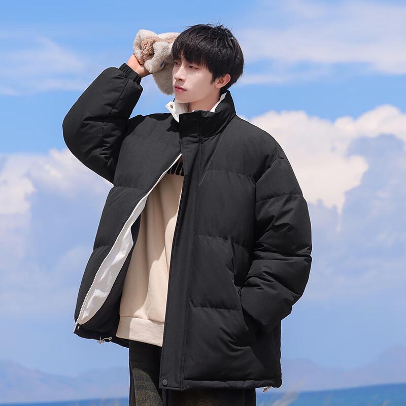 Wassup Sohot Men's Color-Block Padded Winter Jacket