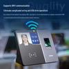 Deli Face & Fingerprint Time Attendance System CN plug (adapter included)