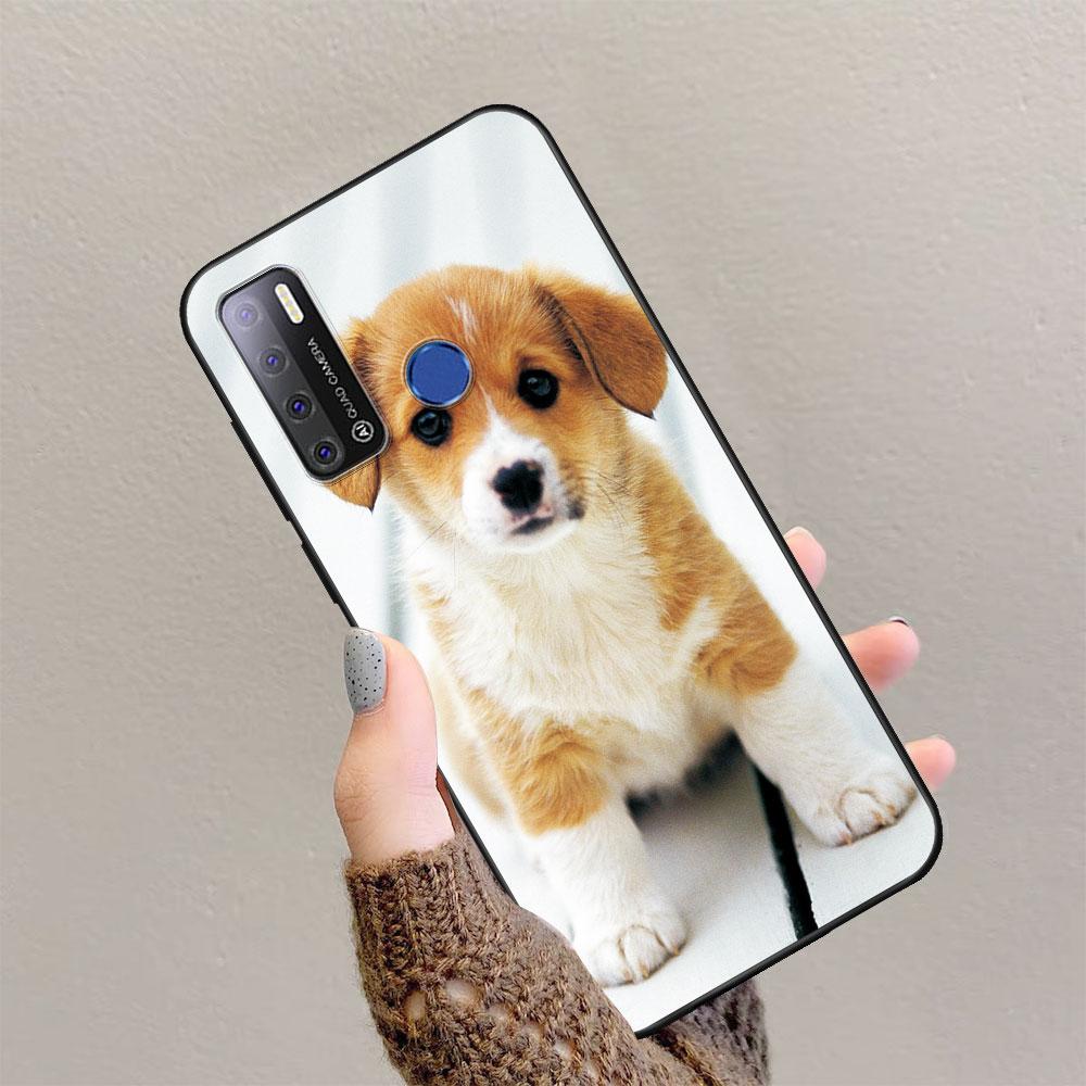 For Tecno Pouvoir 4 Case Soft Silicon Phone Cover For Pouvoir 4 Case For For Tecno Pouvoir 4 Cover Coque Bumper Fashion Cute