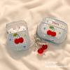 ins small fresh cherry suitable for AirPodspro1 earphone cover Apple Bluetooth protective case 1st generation soft silicone 1 female