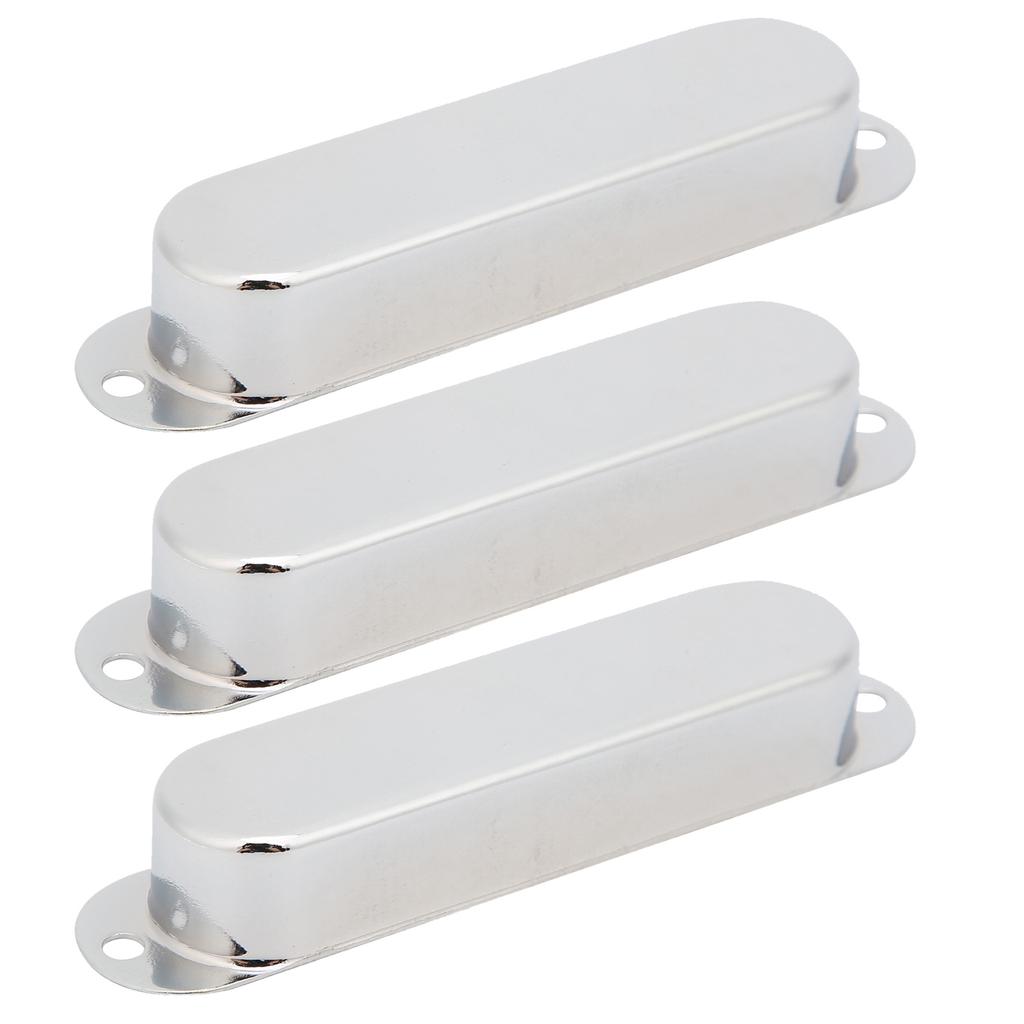 3Pcs Closed Pickup Cover Single No Hole Brass Instrument Guitar Musical Accessories