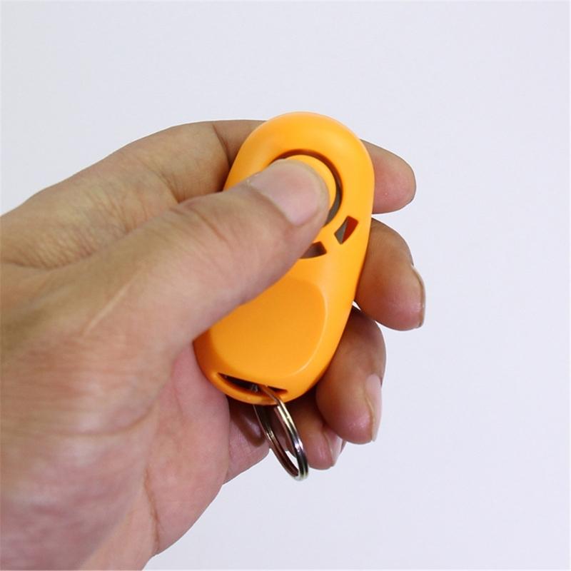Pet Training Clickers Whistle with Keyring Dog Training Clickers Whistle Combo Perfect for Behavioral Training