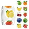 100-500 stuks Fruitstickers Leuke Cadeaubox Dankjewel Stickers Verpakking Decoratie Zelfklevende Labels Kantoorbenodigdheden Sticker
