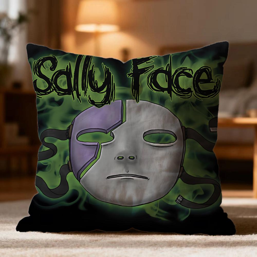 

Hot SSally Faceed Cushion Cover Soft Washable Pillow Case Multi-Scene for Couch Bed Travel Office Use 30cmx30cm
