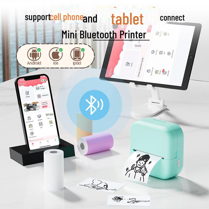 Phomemo M02X Bluetooth Portable Photo Printer - Compact, Wireless & Thermal Mobile Printing