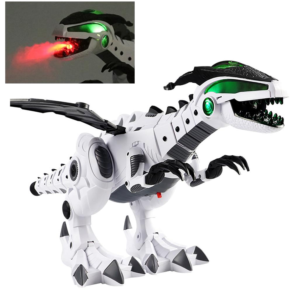 Sprej Dinosauří Hračka Tyrannosaurus Rex Realistická Chodící Dinosauří Hračka s Pohybem Ocasu a Pohybem Křídel
