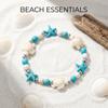 Bohemian Starfish Shell Beads Bracelet For Women Sea Star Turtle Conch Woven Rope Bracelet Summer Beach Party Holiday Jewelry