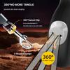 5M Automatic Retractable Leash for Medium and Large with Auto Brake Lock Ergonomic Lightweight Grip Reinforced Nylon Pet Leash Dogs, & Function,