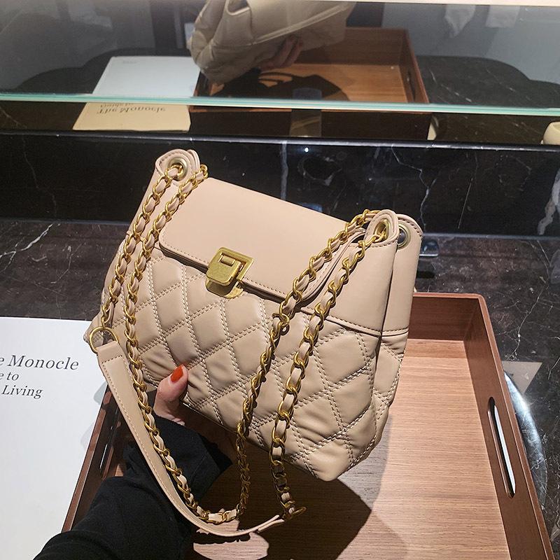 

Сумка Feeling женская сумка модная ретро сумка через плечо подмышкой ромбовидная вышивка нитью маленькая квадратная сумка через плечо женская хаки