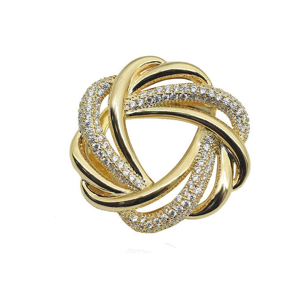 Горный Хрусталь Жемчуг Модные Ювелирные Изделия Шарф Кольцо Женщины Шарф Пряжка Шаль Клип Корейский Стиль Брошь Булавки