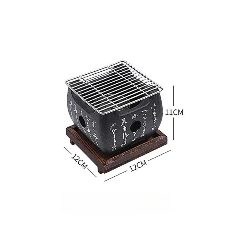Portable BBQ Grill Outdoor Reusable Barbecue Stove Save Space Charcoal Furnace High-capacity Food Cooking Oven Bbq Grill Outdoor