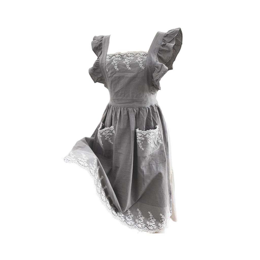 Støvtett Matlagingsforkle Vaskbart Nyttig Lett å Rengjøre Kjøkken Matlagingsklær Beskyttelsesforkle