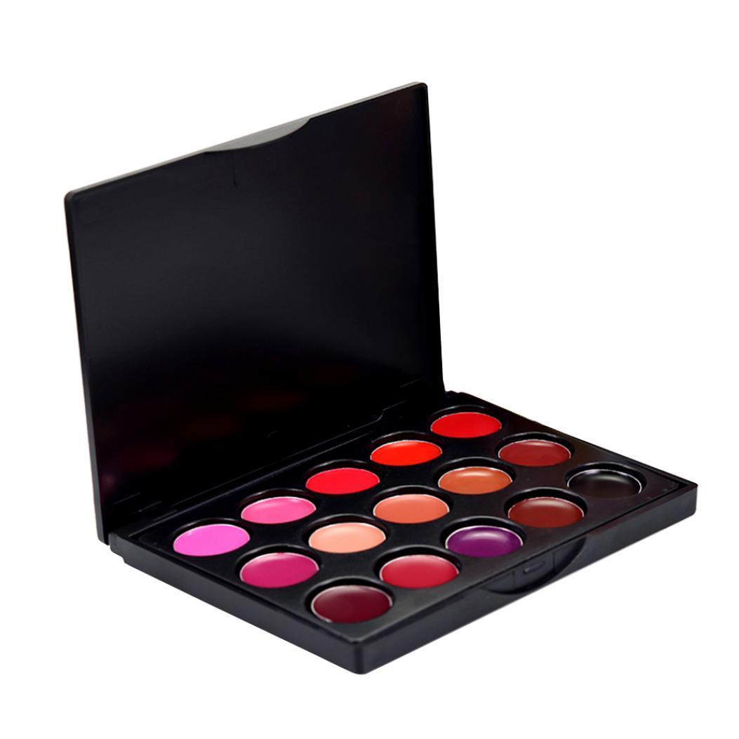 

popfeel 15 цветов мини женская модная косметика блеск для губ долговечная губная помада