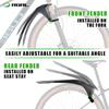 RBRL Bicycle fender Wings for Bicycle 29  Mud Flaps for Bicycle Mountain Bike Fender Quick Release 24 to 29 Inch Mtb Accessories