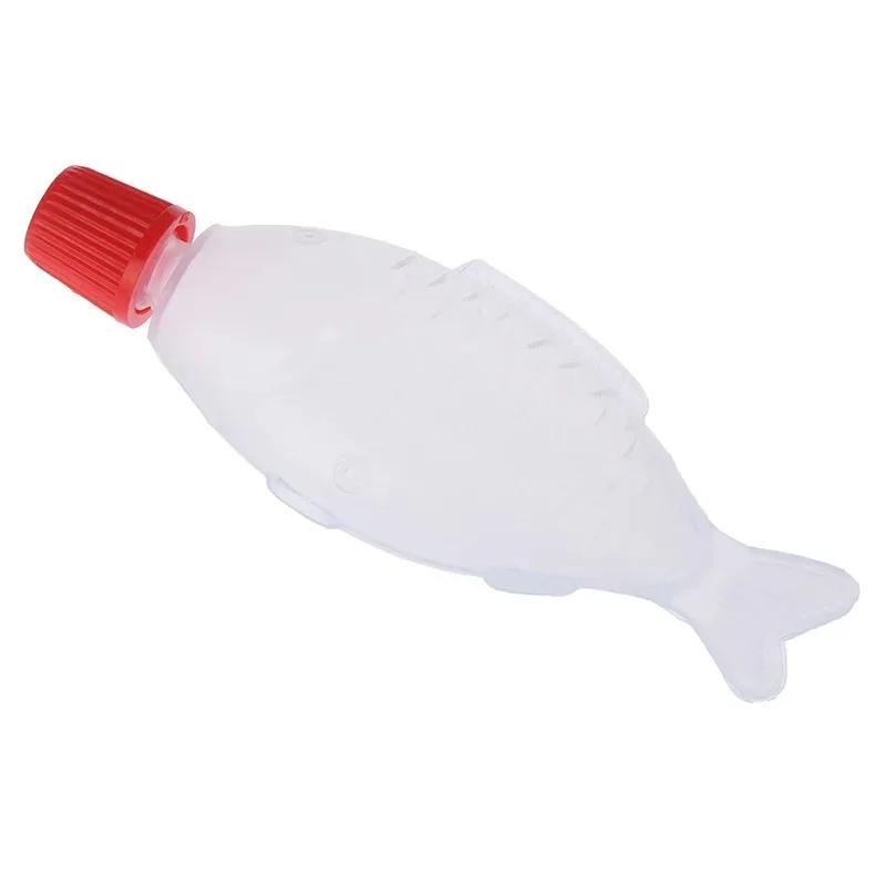 10Pcs 4ml / 8.5ml Fish Shaped Soy Sauce Bottle Disposable Rice Ball Sashimi Sushi Vinegar