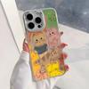 Applicable To iPhone17ProMax Oil Painting Cute Kitten Soft Case Mobile Phone Case Apple 16Pro Large Hole Anti-drop