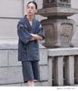 Oshare Walker Jinbei Original Perfect Day Plus Loose Samue Washable Top and Bottom Set n'OrLABEL Men's Shijira-Weave Set, Design, Father's Gift,