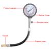 0-100PSI Car Tire Pressure Gauge High Precision Monitor Long Tube Tyre Tester Meter Copper Nozzles Truck Motorcycle Accessories