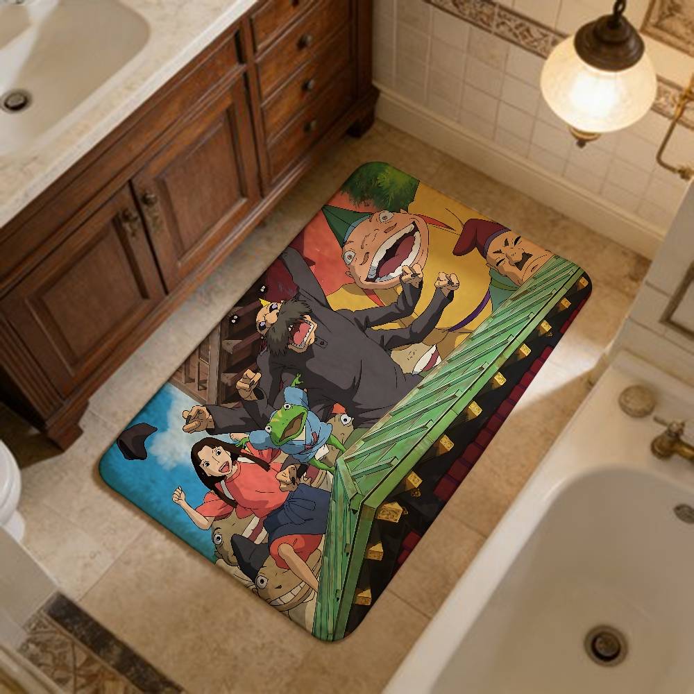 

S-S-Spirited A-A-Away Anime Floor Mat Retro Multiple Choice Living Room Kitchen Rug Non-Slip Modern Home Decor 40x60cm