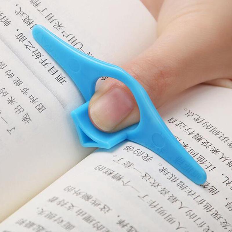 1Pc Thumb Multifunction Book Holder Bookmark Finger Ring Markers For Books