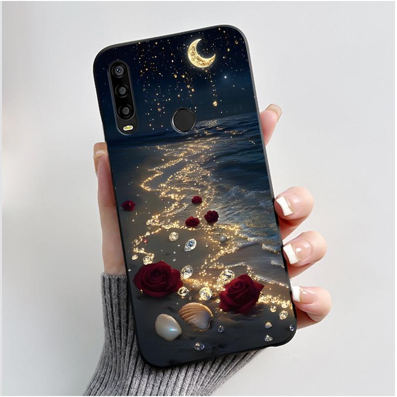 For TCL L10 Pro Case Luxury Cute Love Heart Rabbit Funny Black TPU Soft Silicone Phone Case For TCLL10 Pro Protective Back Cover