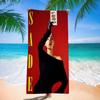 Popular Singer S-sade Microfiber Blanket Quick Drying Beach Towels Oversized Printing Super Absorbent Pool Towel Blanket