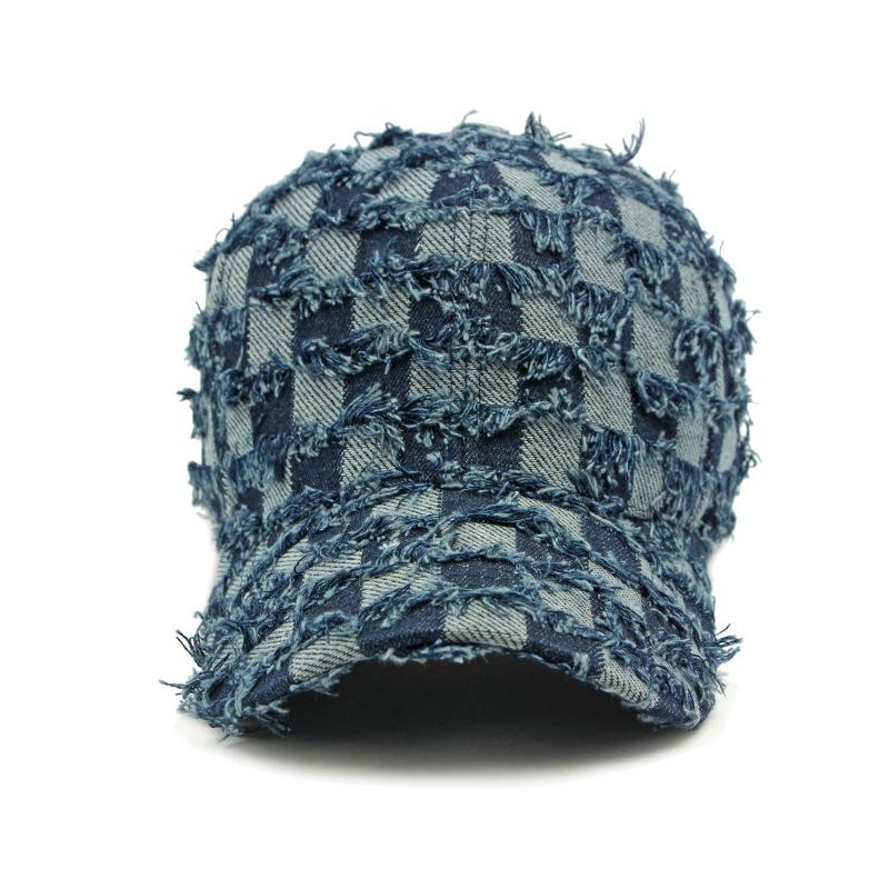 Denim Baseballkappe Damen Frühling Herbst Outdoor Kappe Herren Sonnenschutzhut