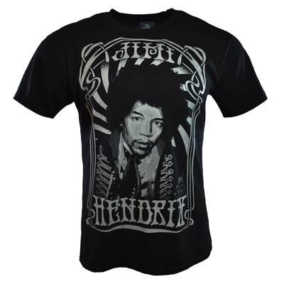 JIMI HENDRIX Herr S M L T-shirt Stockholm 1967 Rockmusik Vintage Svart NY
