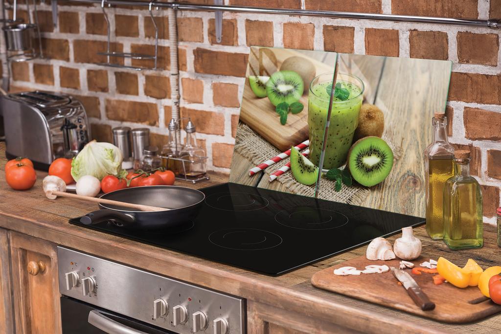 SZKLANA PŁYTA OCHRONNA NA KUCHENKĘ 90x52 KIWI