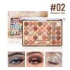 Julystar 36 Colors Eyeshadow Palette Matte Shimmer Glitter Pigmented Eye Makeup Multi-Functional Long-Lasting Waterproof Professional Cosmetics