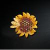 Yeni Retro Broş, Üst Düzey ve Çevik Arı Papatya Broş, Kadın Broş, Ayçiçeği Broş, Mizaç Broş, Broş Pin