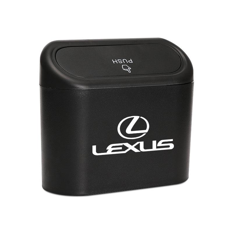 2026 Hot Interior Stickers Car Trash Can Storage Box Vehicle Multifunctional Garbage Dust Case For Lexus RX 300 IS 250 300 GX 40