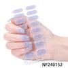 Christmas Design Gel Nail Wraps New Design Gel Nail Stickers Semi Cured Gel Nail Strips