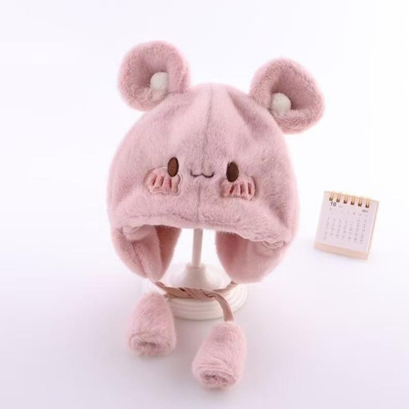 Babymütze für Herbst und Winter, super süße Strickmütze für Jungen und Mädchen, dicke, warme Wollmütze für Kleinkinder, Wintermütze