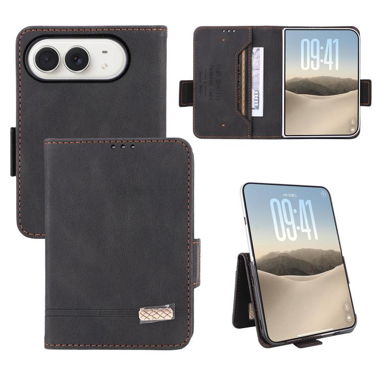 Magnetic Clasp Leather Phone Case
