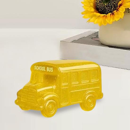 Yousheng Pocket School Bus Back to School Gift Miniature Bus Keepsake with Motivational Card Gift for Back to School Party Graduation Birthday