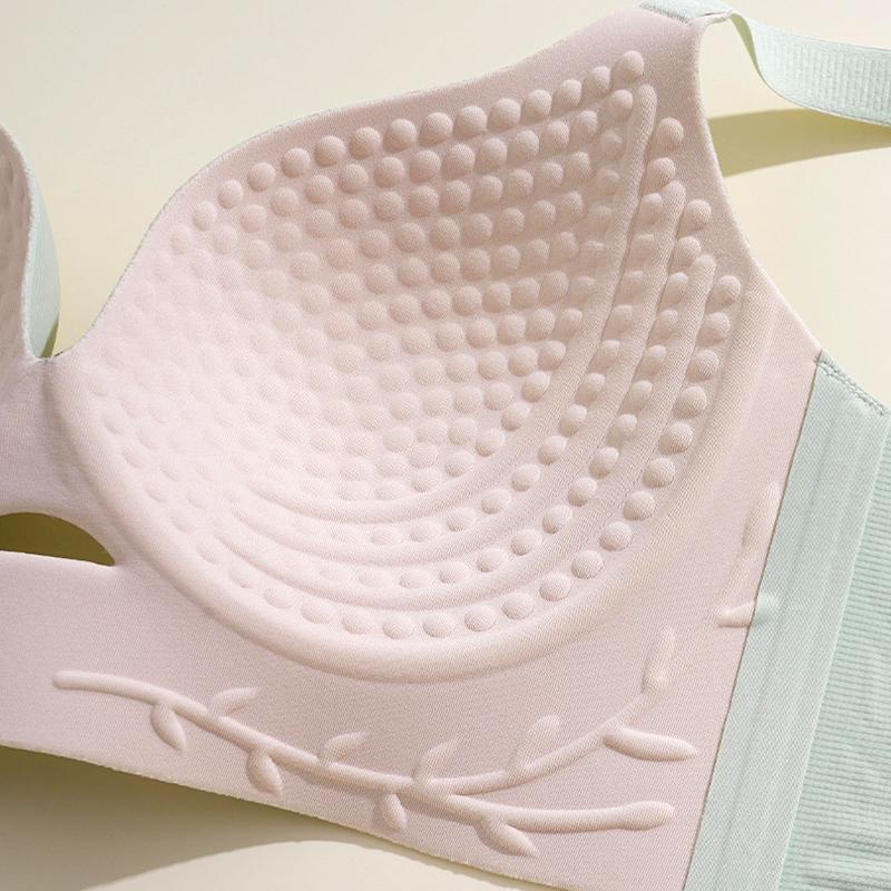 1Pc Seamless Comfortable Large Size Sexy Bra Slimming Nylon Ultrathin Double Shoulder Strap