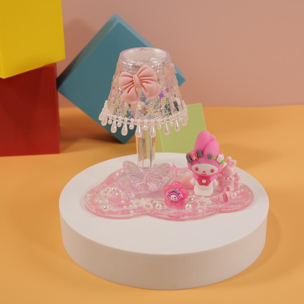 DIY Crystal Night Light Desk Lamp Kit for Girls - Educational Toy & Creative Craft Set