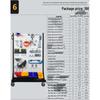 Dual-Sided Tool Pegboard Display & Storage Rack