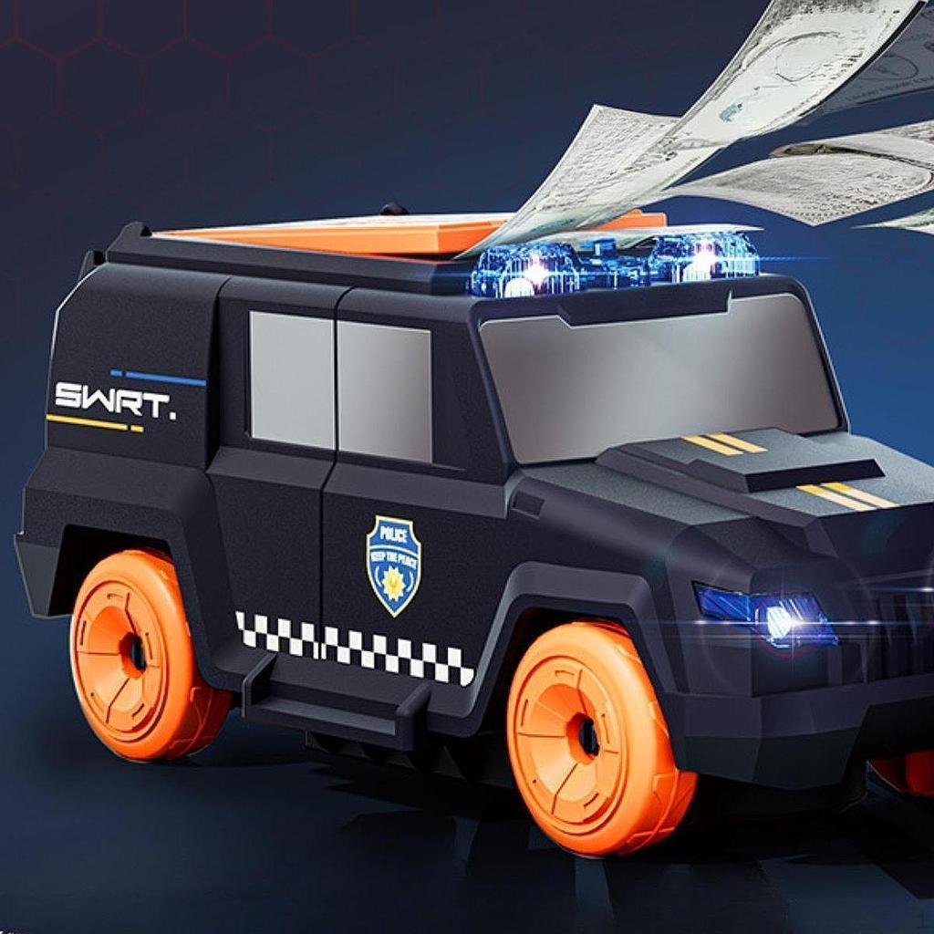 Police Car Toy Electric Vehicle Interactive Children Model Toddlers Truck for Birthday