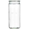 Marks International WECK Glass Storage Container, Straight, 1000ml, WE-908