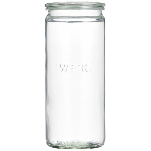 Marks International WECK Glass Storage Container, Straight, 1000ml, WE-908