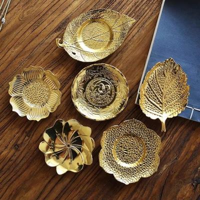 Exquisite Metal Coaster Elegant Cup Holder Chinese Style Insulation Pad Home Decoration