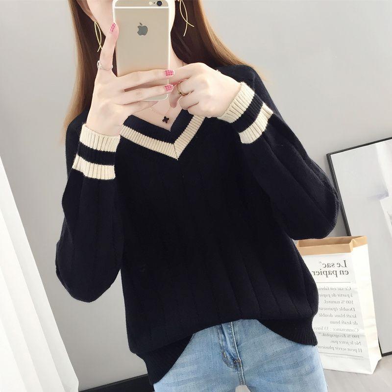 

Plus Size Women s Knit Base Layer Sweater: Slimming, Tummy-Concealing Autumn/Winter Top Small чёрный