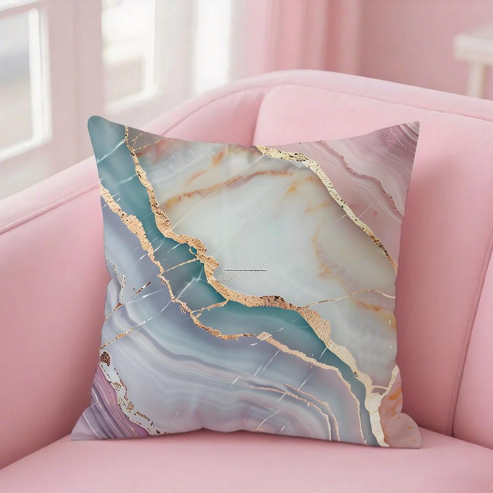 Marble Texture Pillow Case Pillow Cover Case Square Pillow Case Sofa With Pillow Case For Home Use