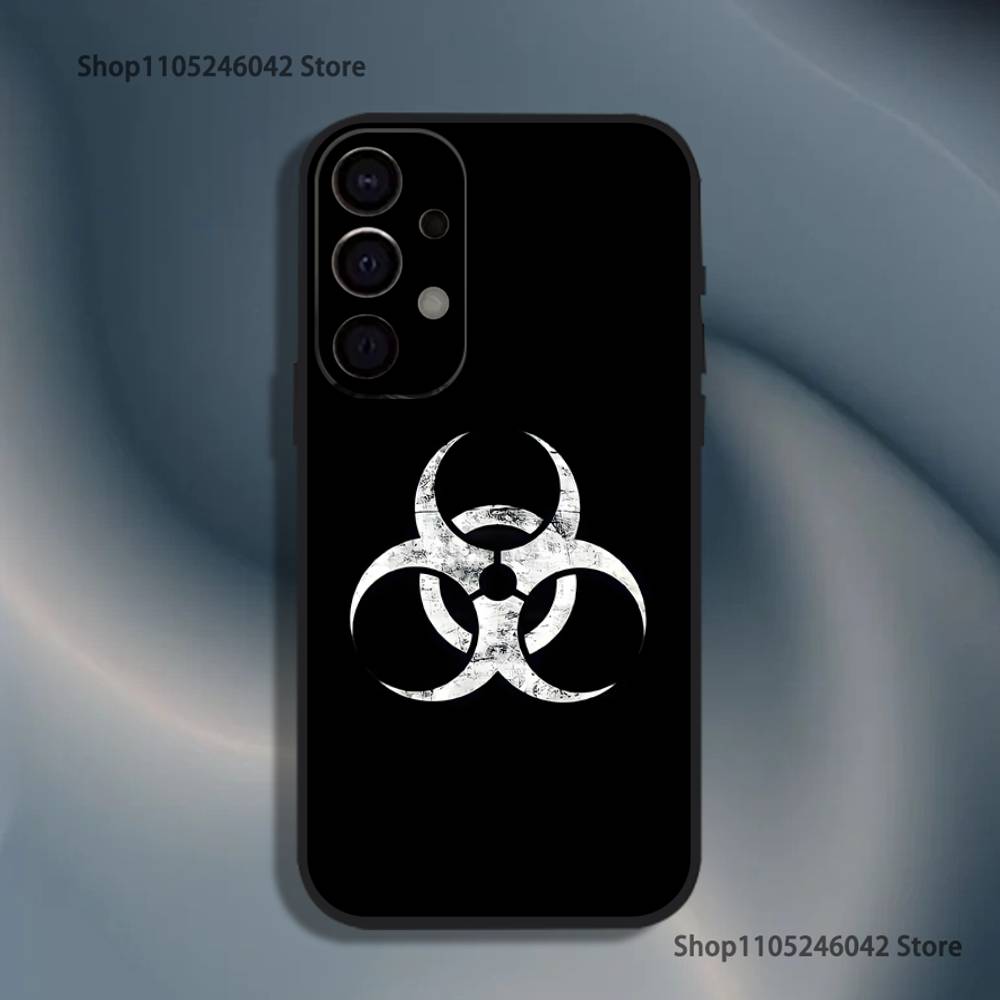 

B-Biochemical C-Crisis Symbol Phone Case For Samsung S26,S25,S24,S21,S22,S23,S30,Ultra,S20,Plus,Fe,Lite,5G Black Cover Samsung S24